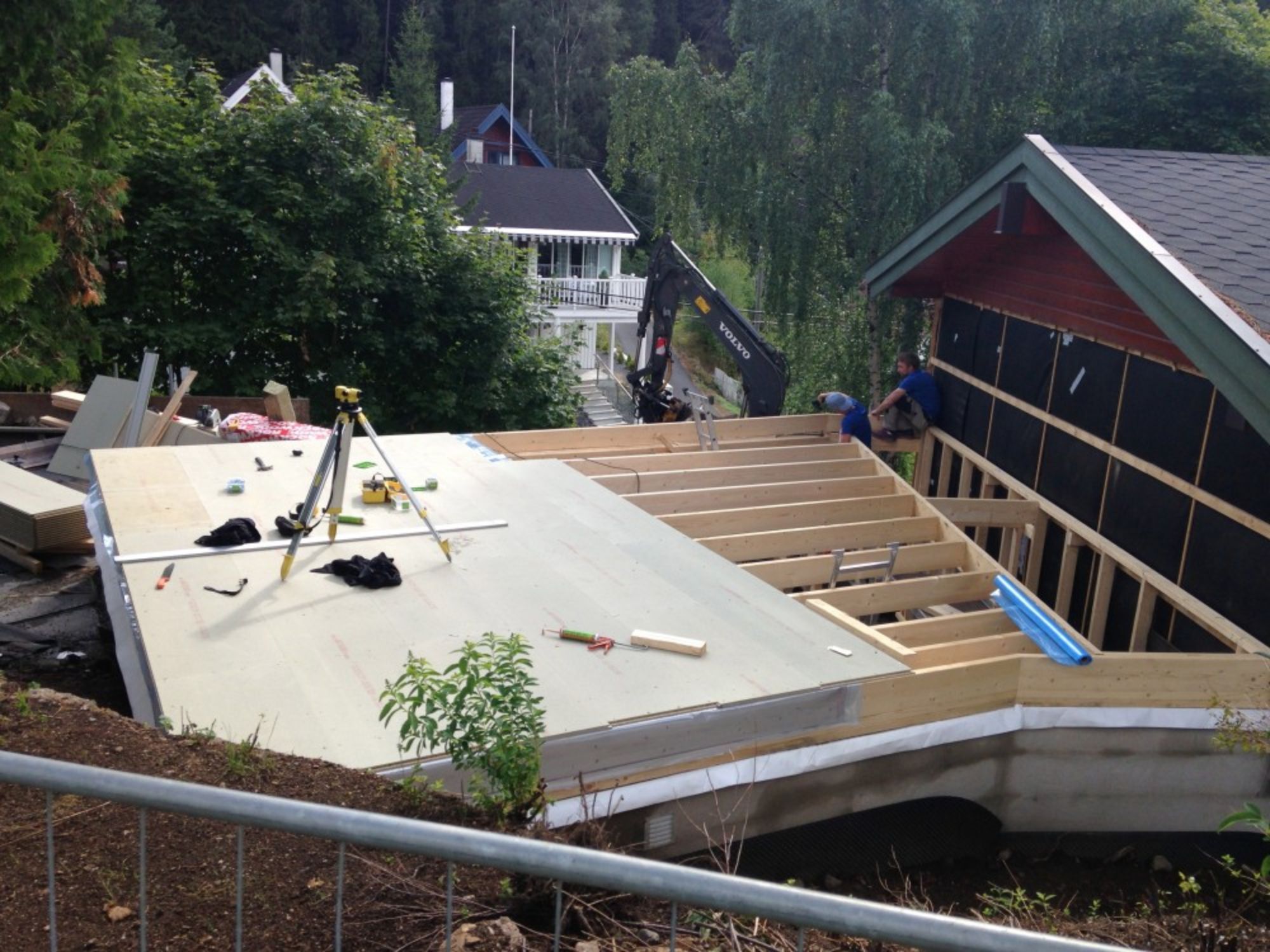 Bygging av terrasse